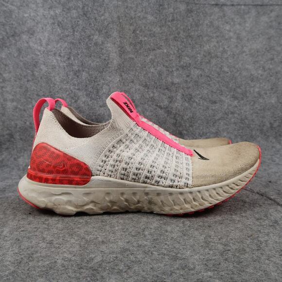 Nike Shoes Womens 8 Sneakers React Phantom Run Athletic Trainer Slip On Flyknit - Picture 1 of 11